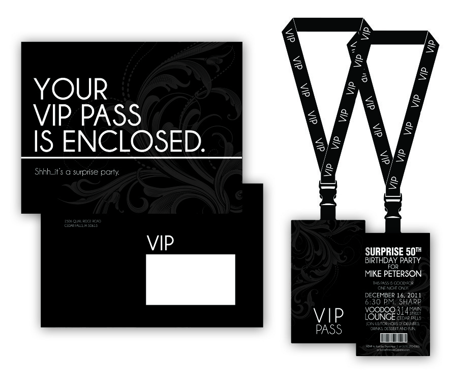 v i p 50th birthday portfolio classy birthday invitations